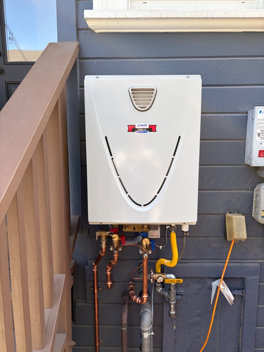 Tankless Water Heater installation — Francesco Toce