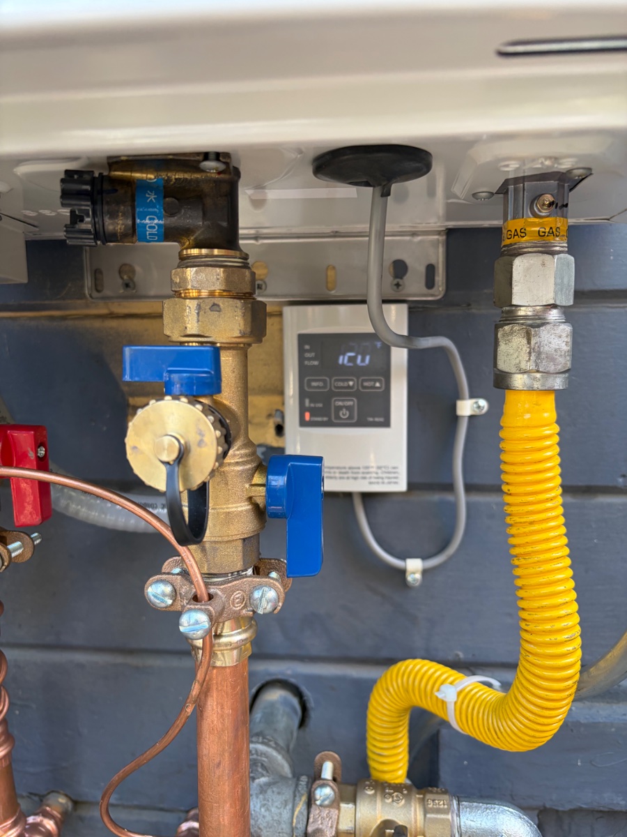 Tankless Water Heater installation — Francesco Toce