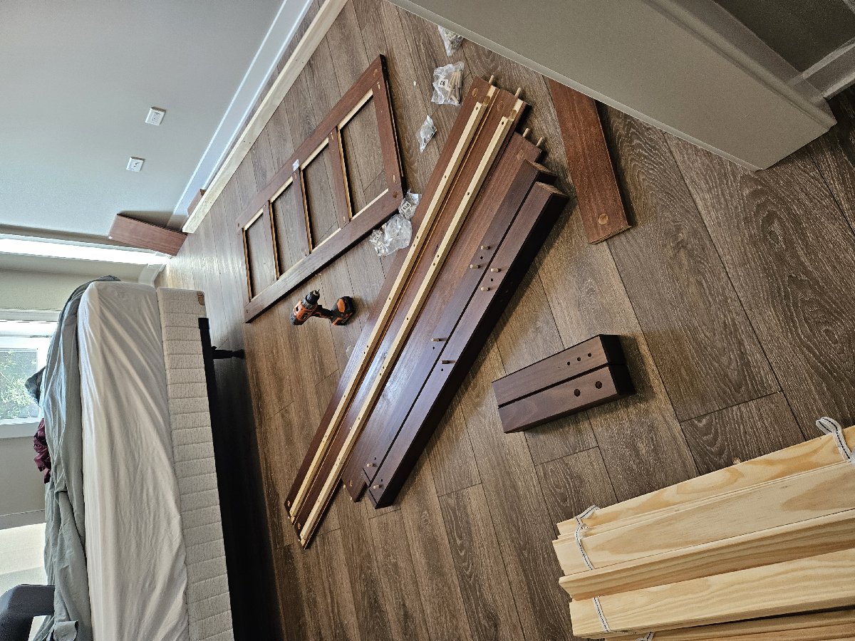 Solid Wood Bed — Eddie