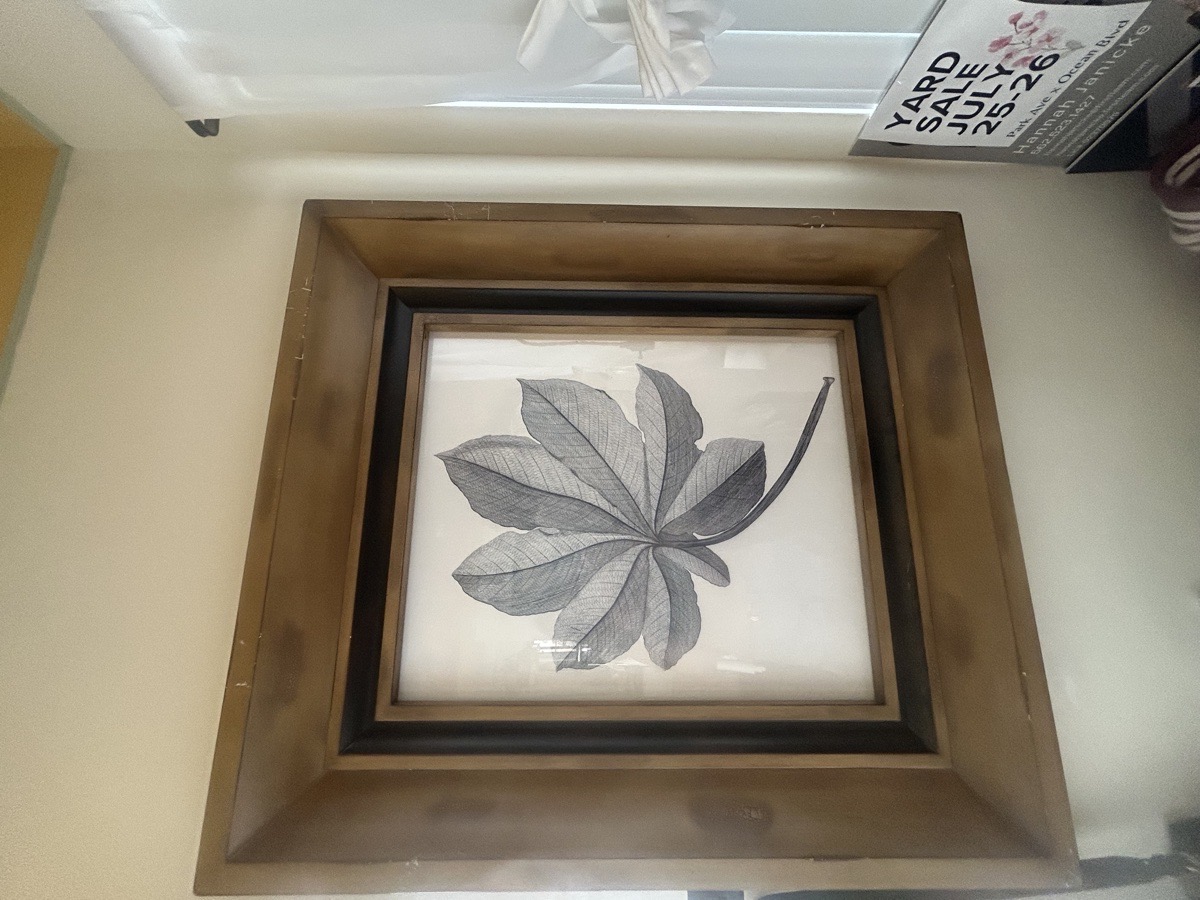 Mounted large mirror — Hannah