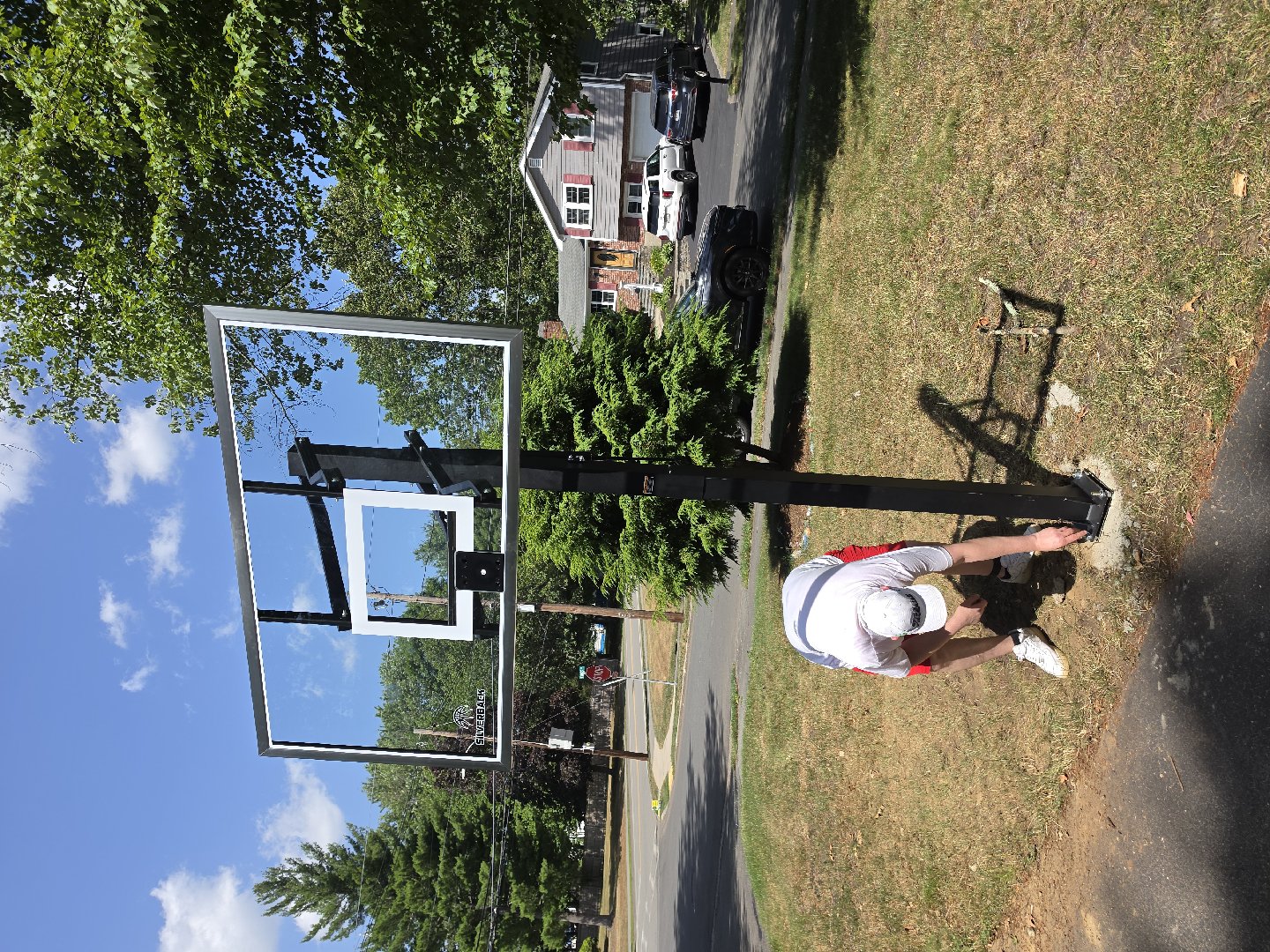 assemble basketball hoop — cp property maintenance