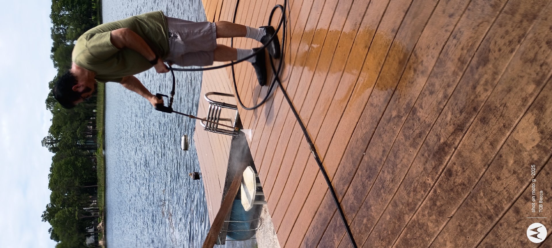 pressure washing — Jeremy Ewbank