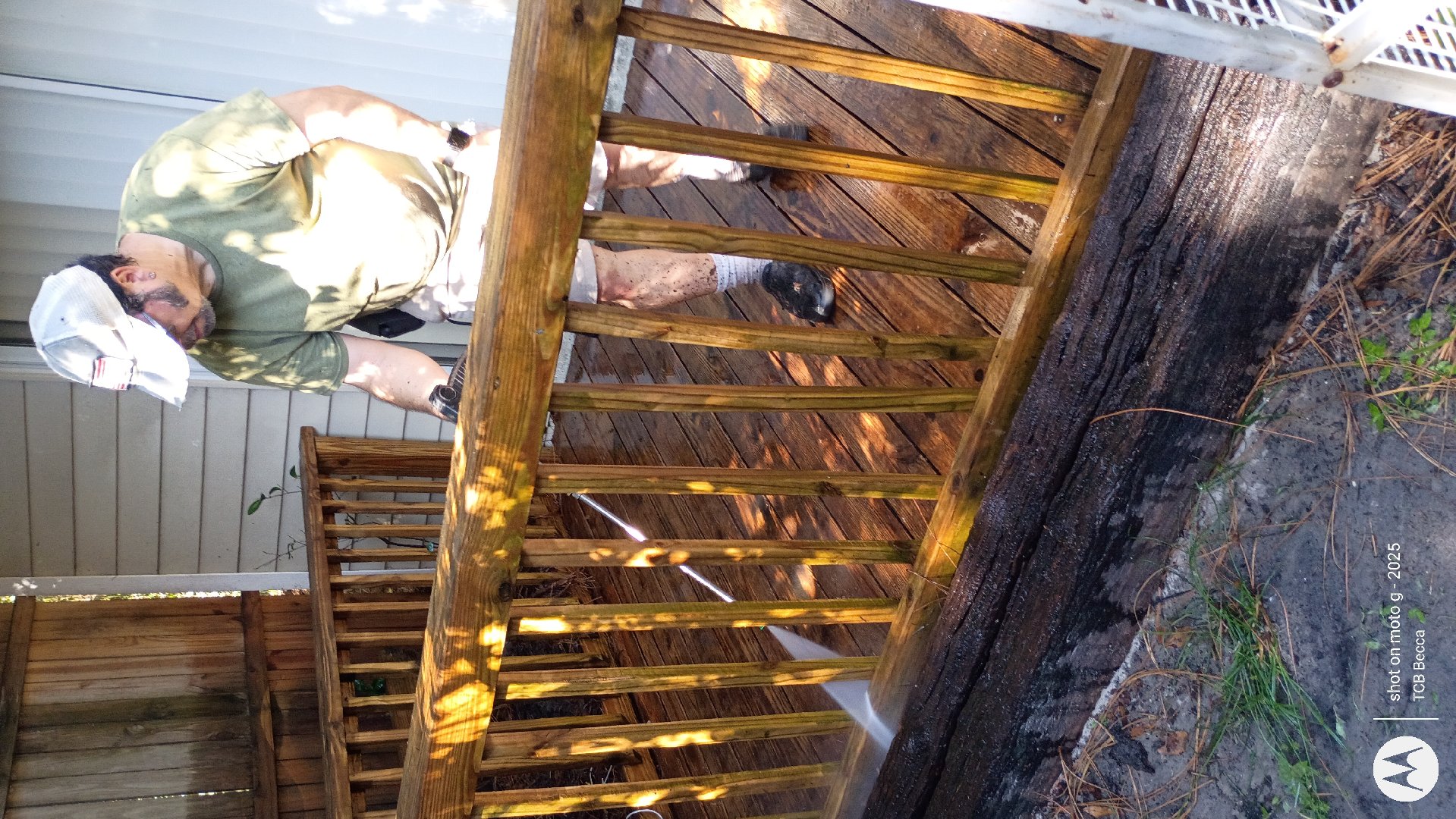 pressure washing — Jeremy Ewbank