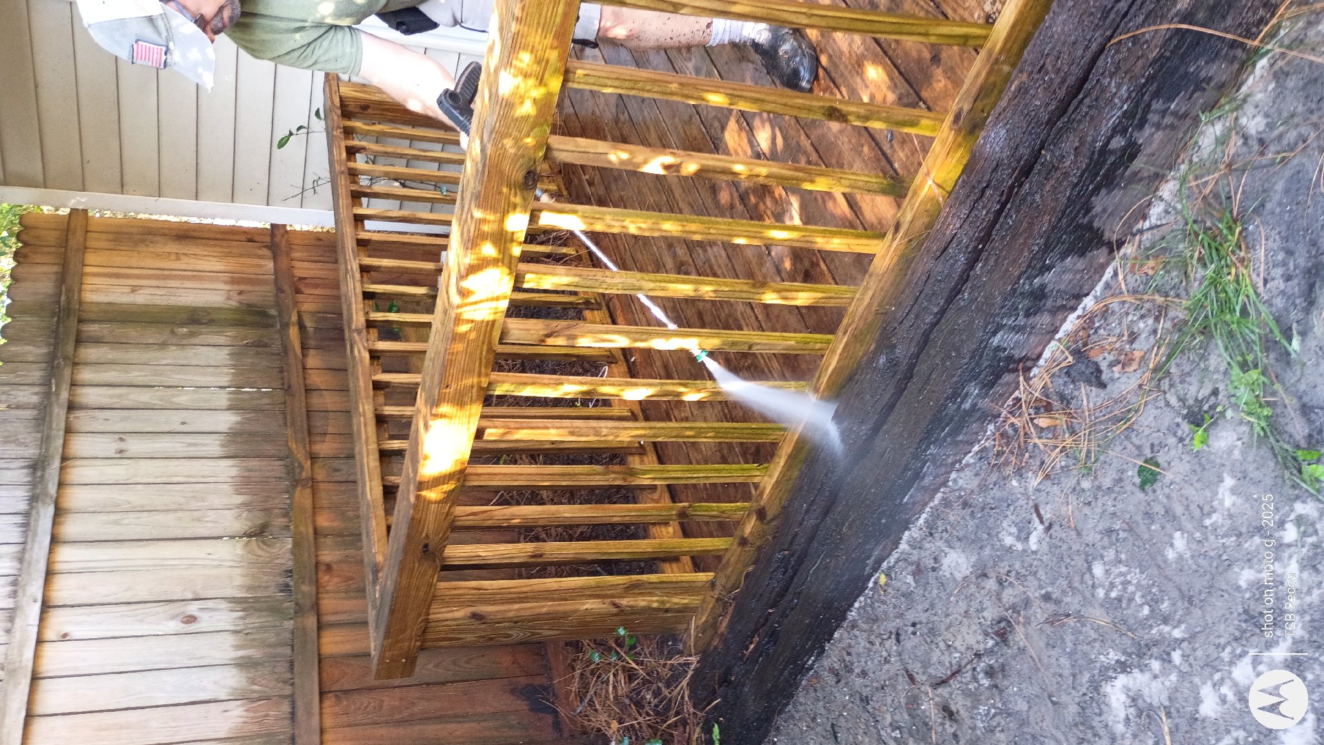 pressure washing — Jeremy Ewbank