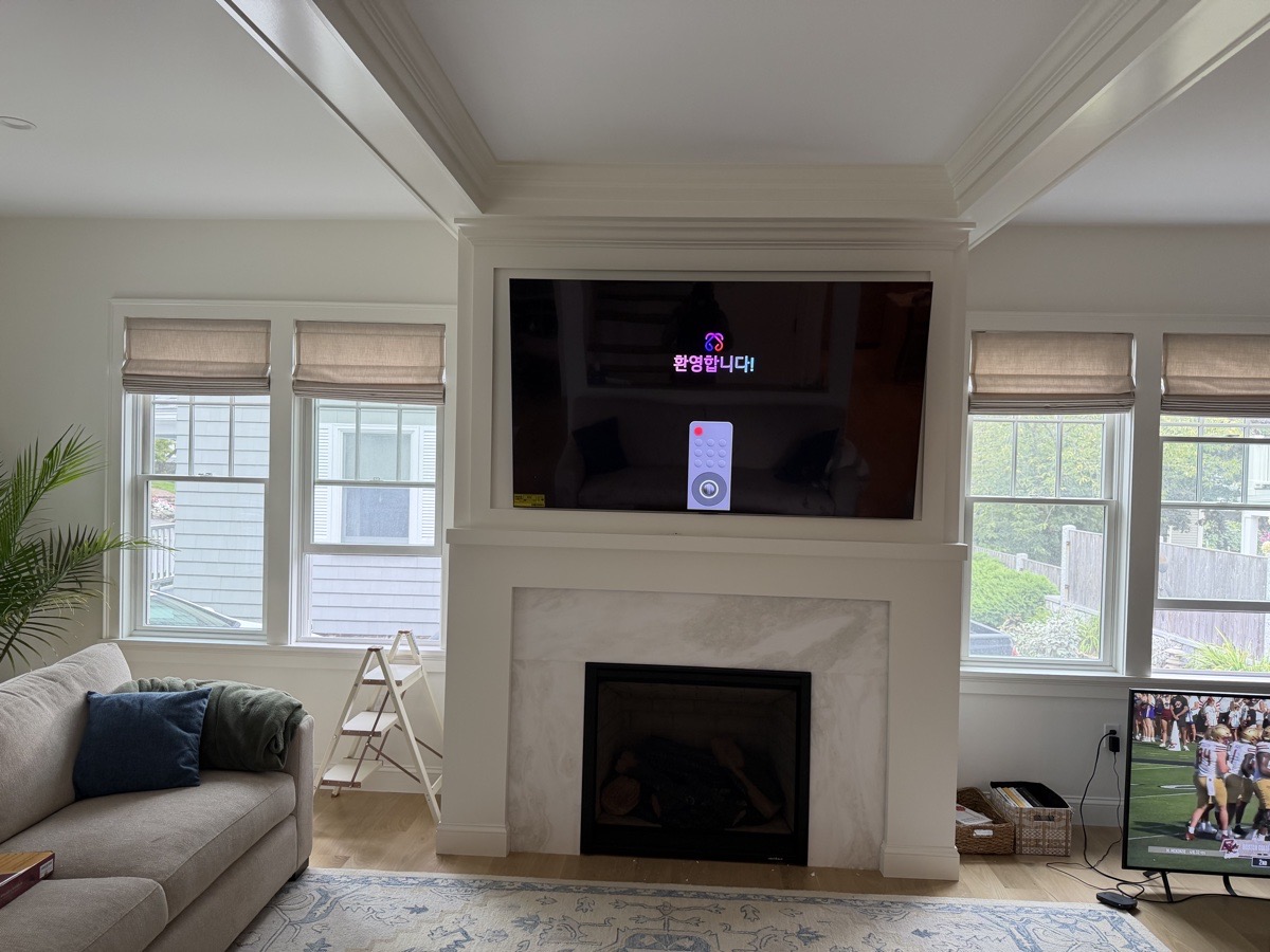 tv mounting — Marquette Warren
