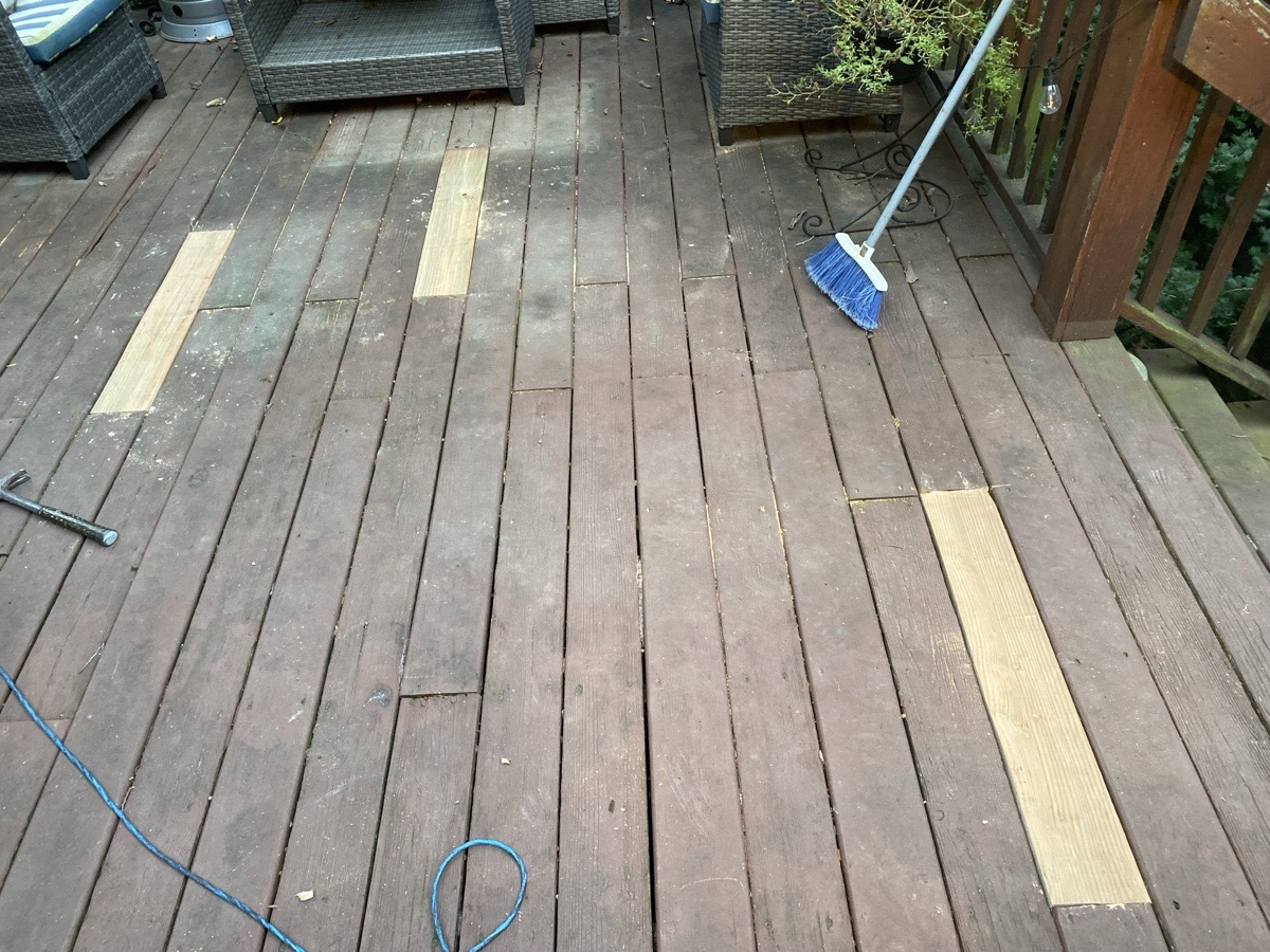 DECK BOARD REPAIR / REPLACE — Fenil Gandhi