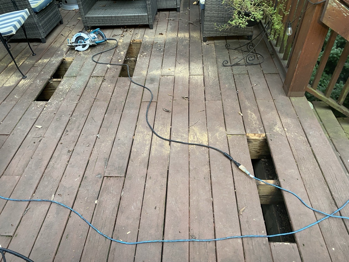 DECK BOARD REPAIR / REPLACE — Fenil Gandhi
