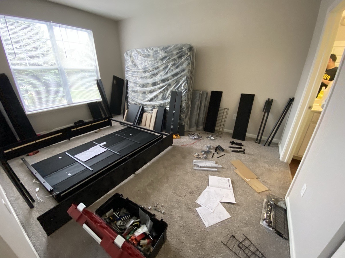 bedroom bed & chest assembly — Fenil Gandhi