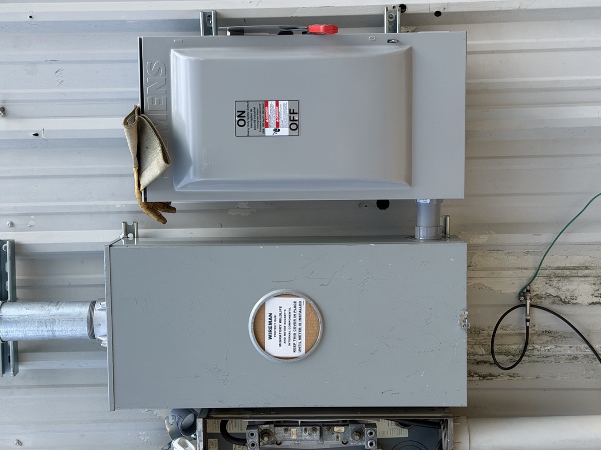 electrical work — Hakeem