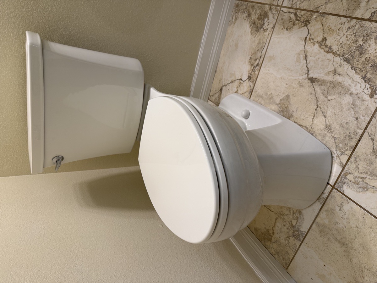 Toilet replacements and repairs — Andrew W