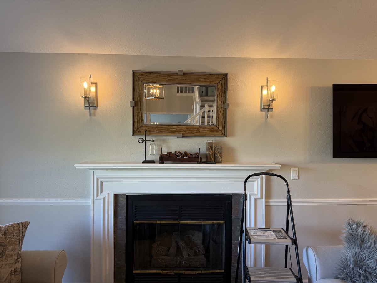 Sconce Installion — Andrew W