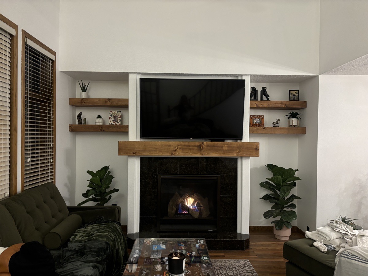 living room and staircase remodel — Schriock Carpentry LLC