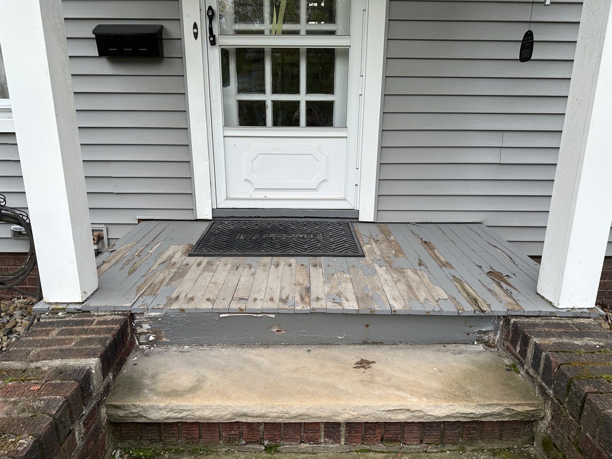 front porch repaint — Dominic Boscarello