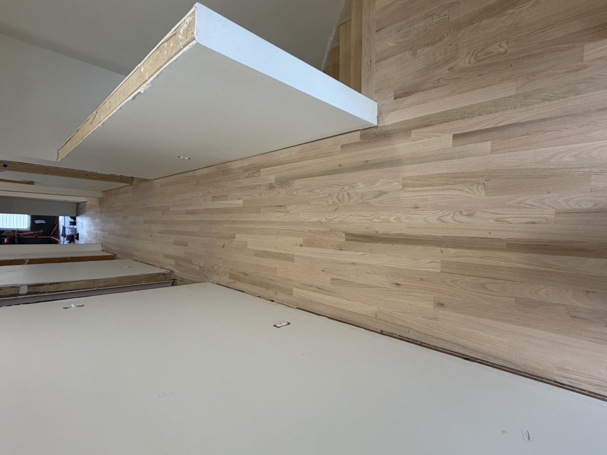 hardwood floor install — Dominic Boscarello