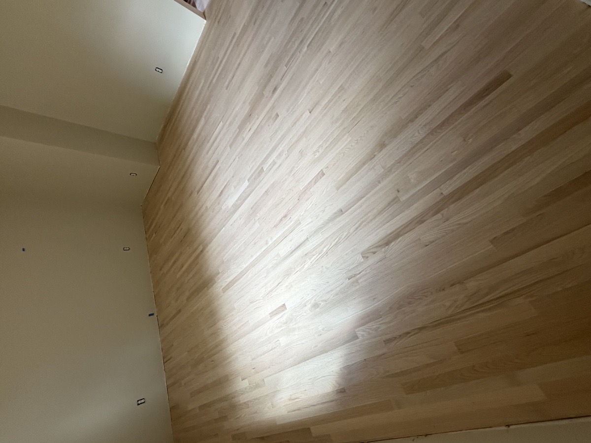 hardwood floor install — Dominic Boscarello