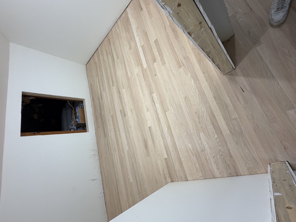 hardwood floor install — Dominic Boscarello