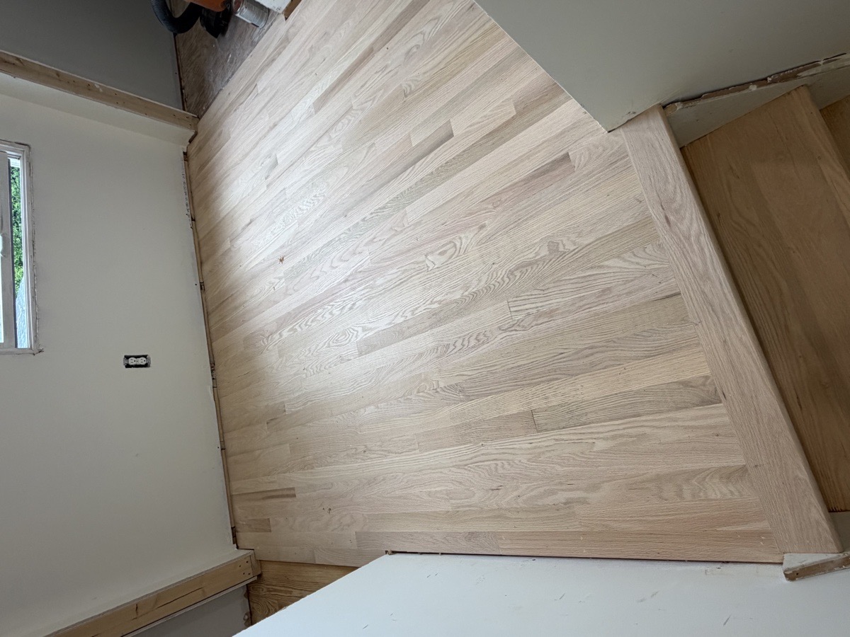hardwood floor install — Dominic Boscarello