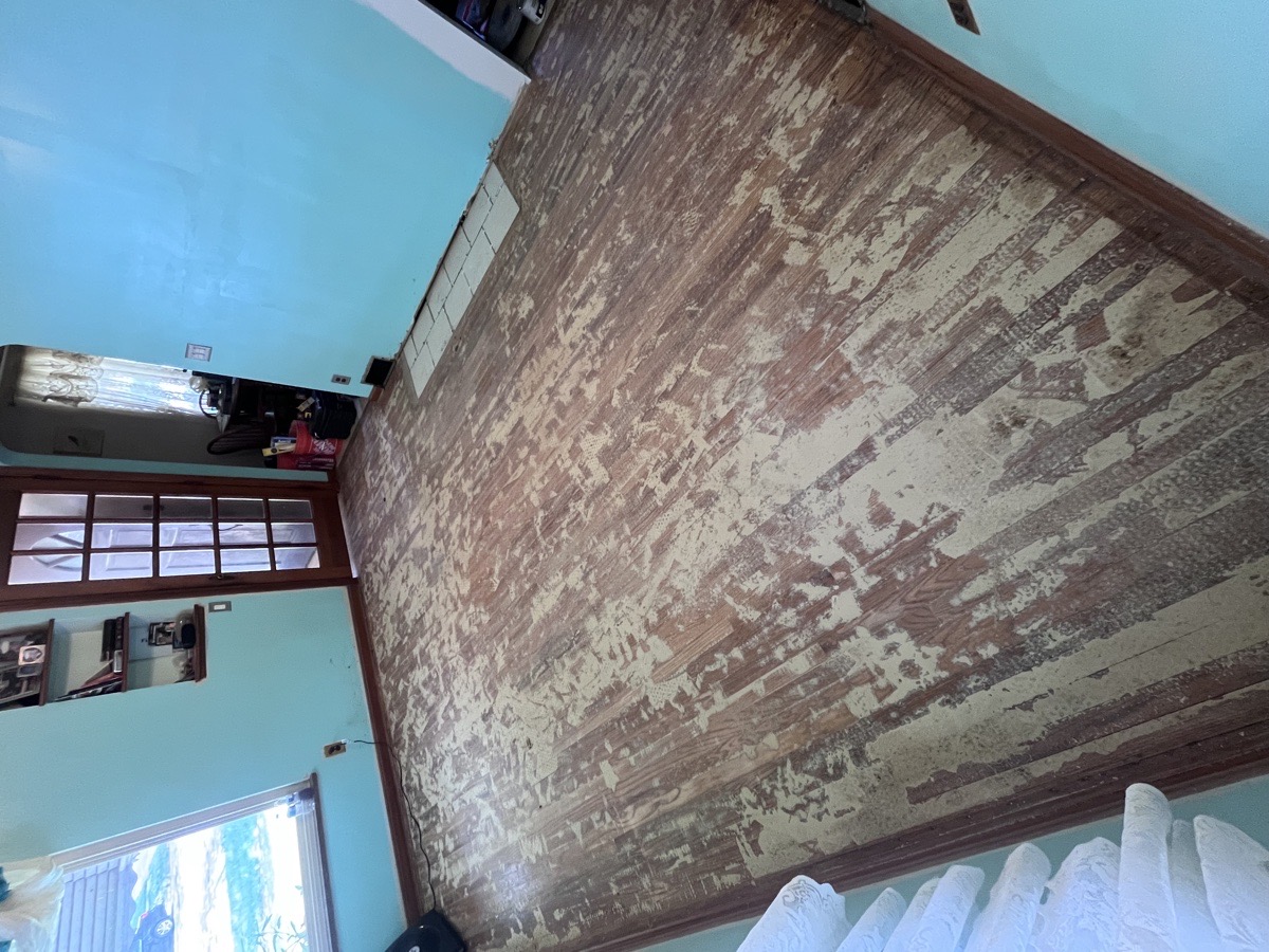 hardwood floor and tile refinished — Dominic Boscarello