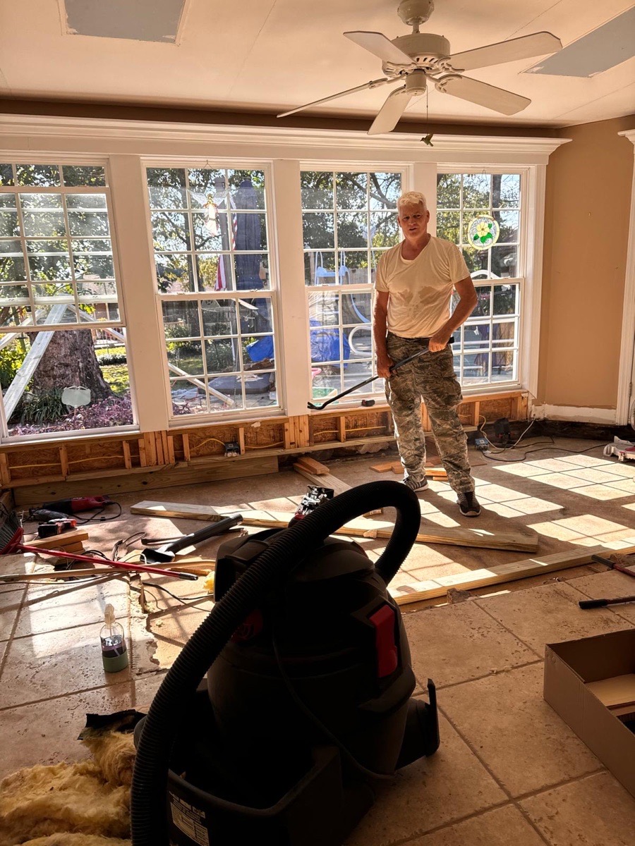 putting new tile — Robert miller