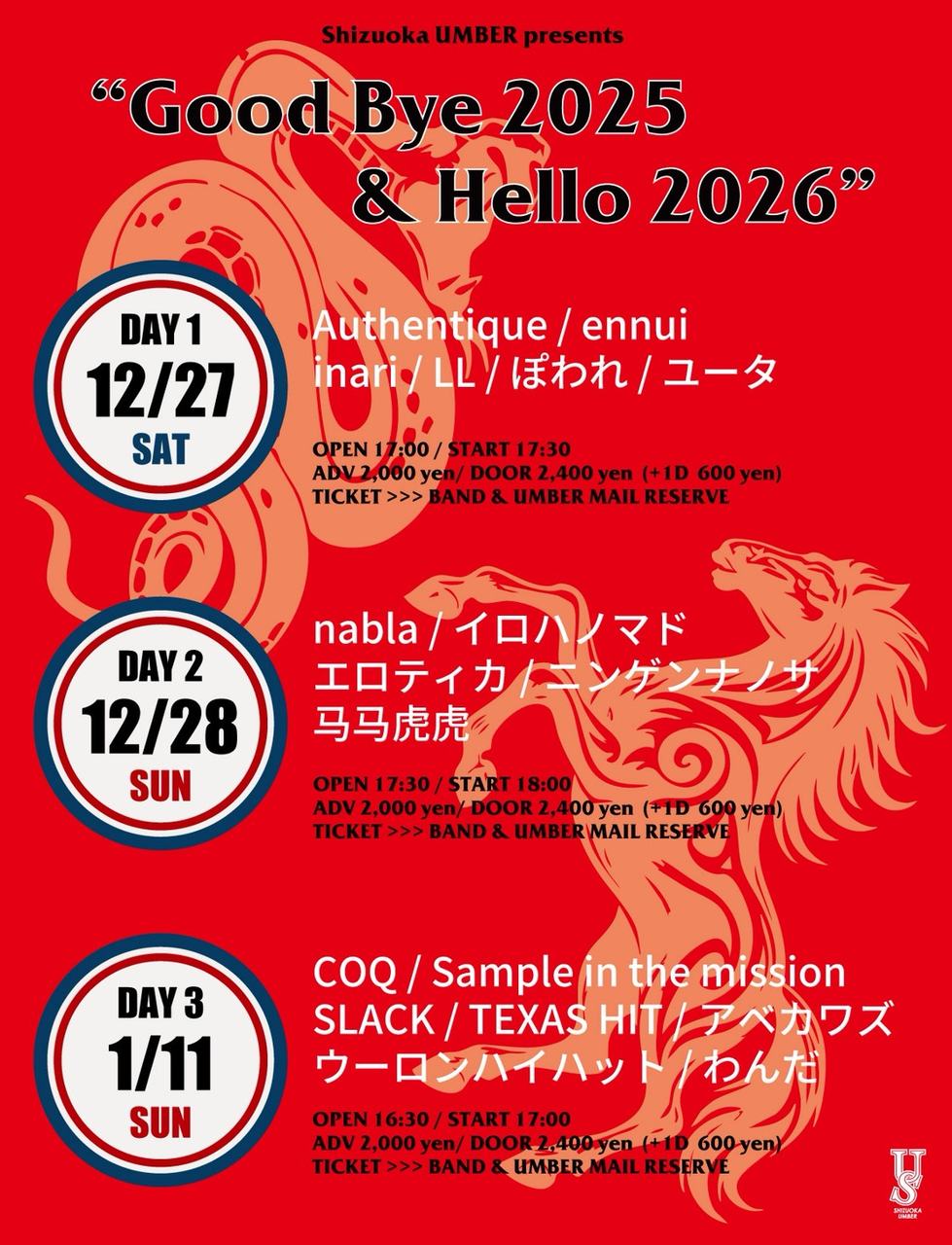 Good Bye 2025&Hello 2026 写真 1