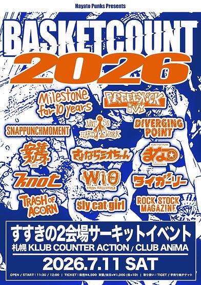 Hayato Punks presents BASKETCOUNT 2026 写真 1