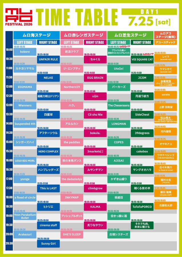 MURO FESTIVAL 2026 写真 1