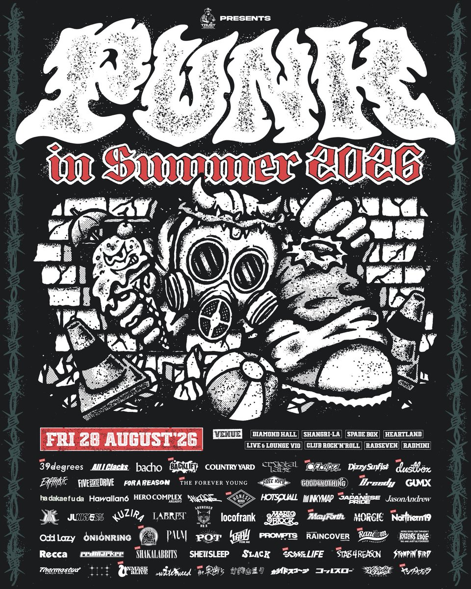 TRUST RECORDS pre. PUNK IN SUMMER 2026 写真 1