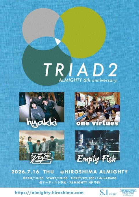 TRIAD2 ALMIGHTY 6th anniversary 写真 1