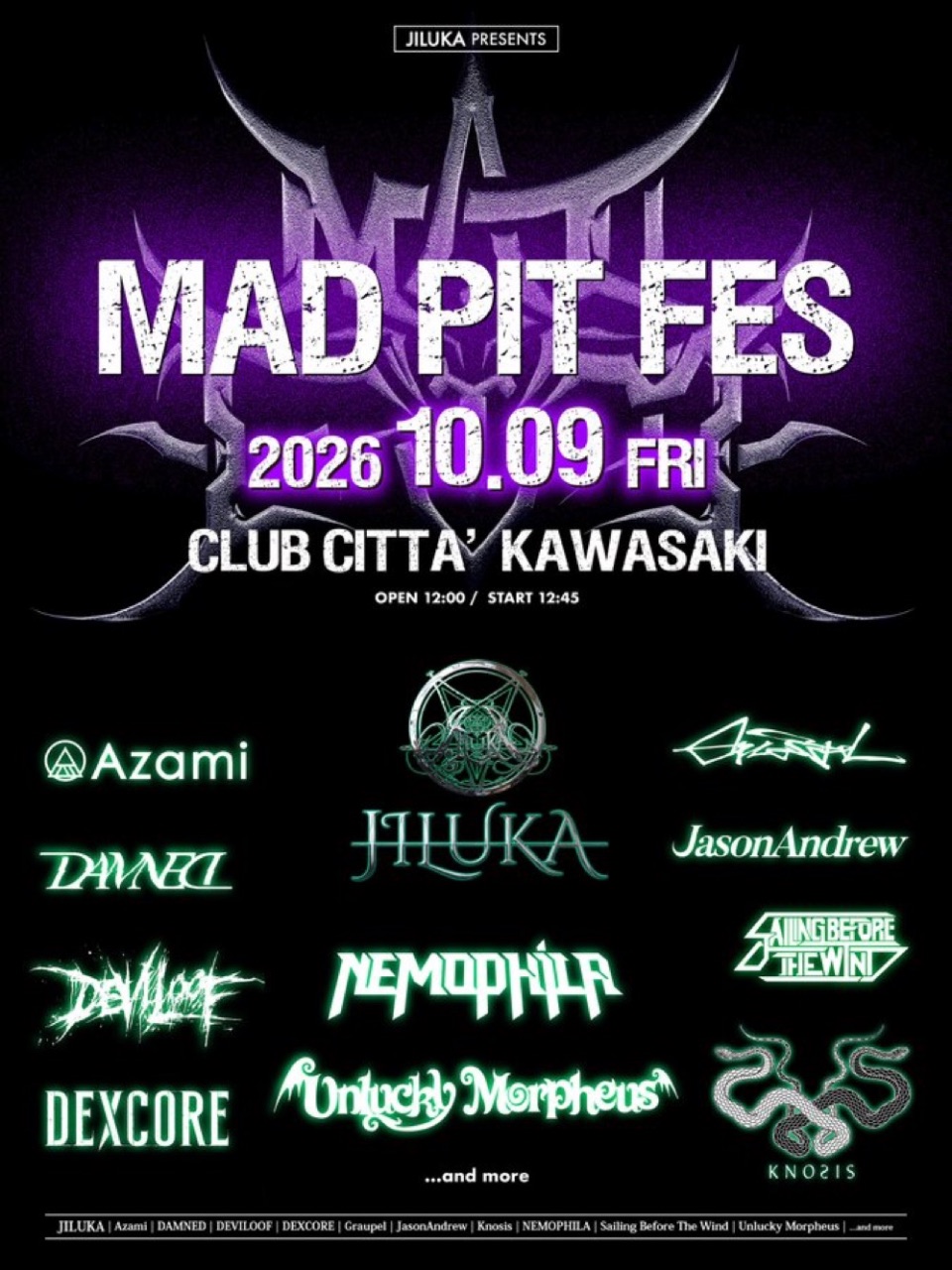 JILUKA presents. "MAD PIT FES 2026" 写真 1