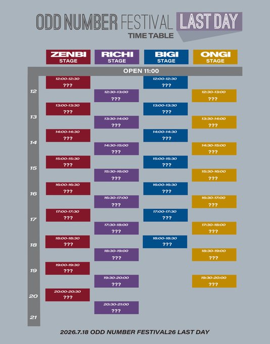 Odd Number Festival LAST DAY 写真 2