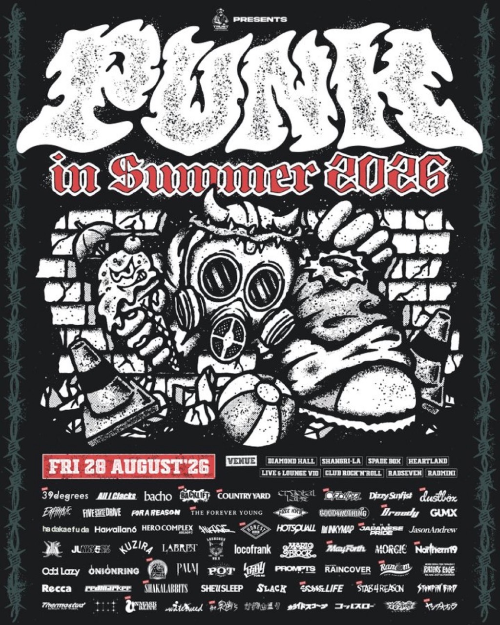 TRUST RECORDS presents. PUNK IN SUMMER 2026 写真 1
