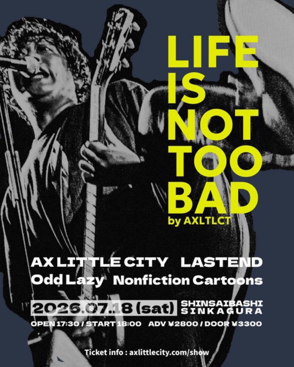 AX LITTLE CITY pre.  "LIFE IS NOT TOO BAD" 写真 1