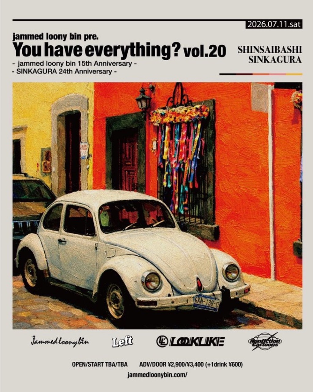 jammed loony bin pre. "You have everything? vol.20" 写真 1