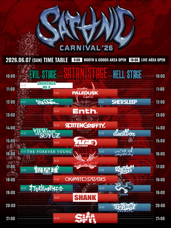 「SATANIC CARNIVAL 2026」 写真 2