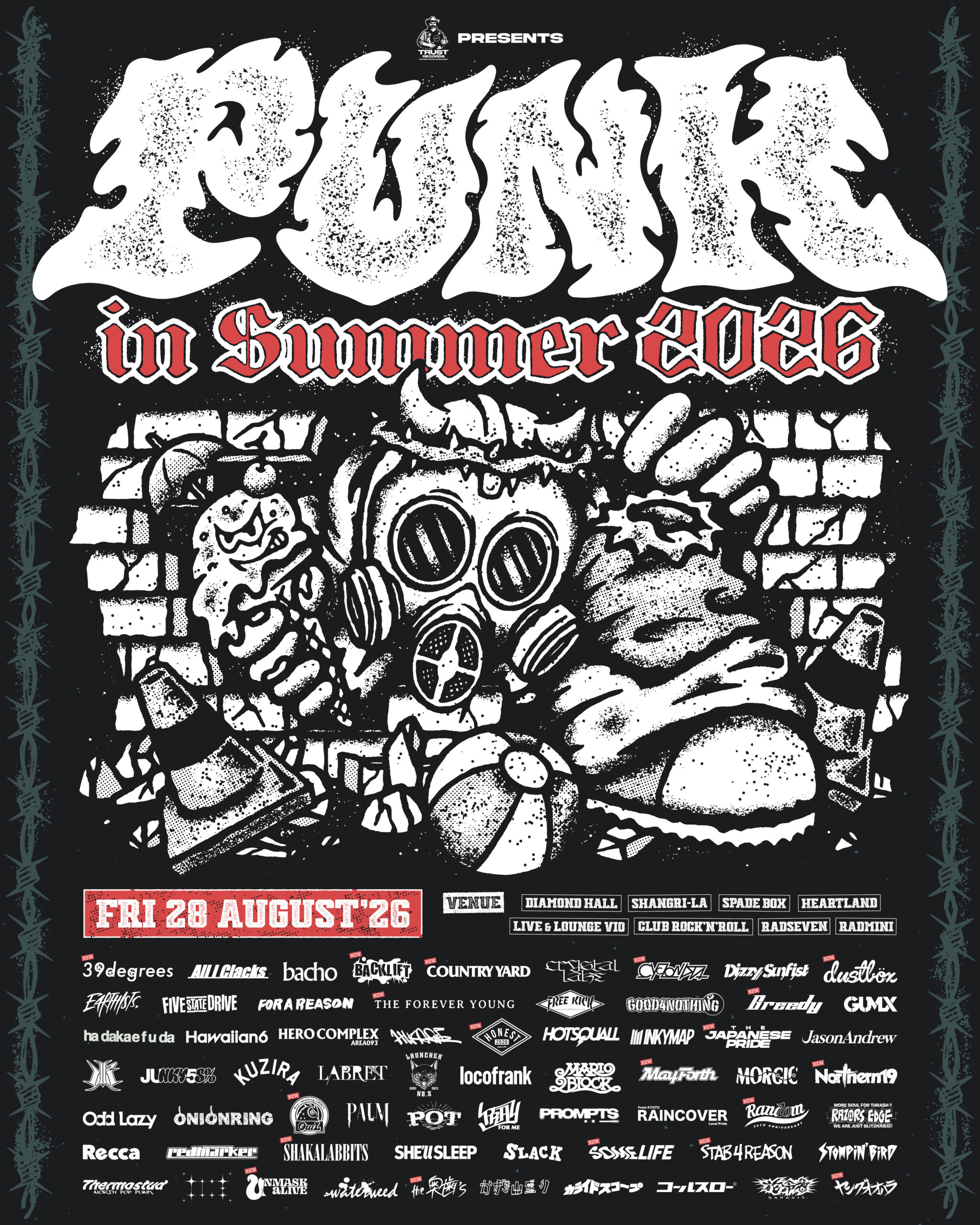 TRUST RECORDS presents. PUNK IN SUMMER 2026 写真 1
