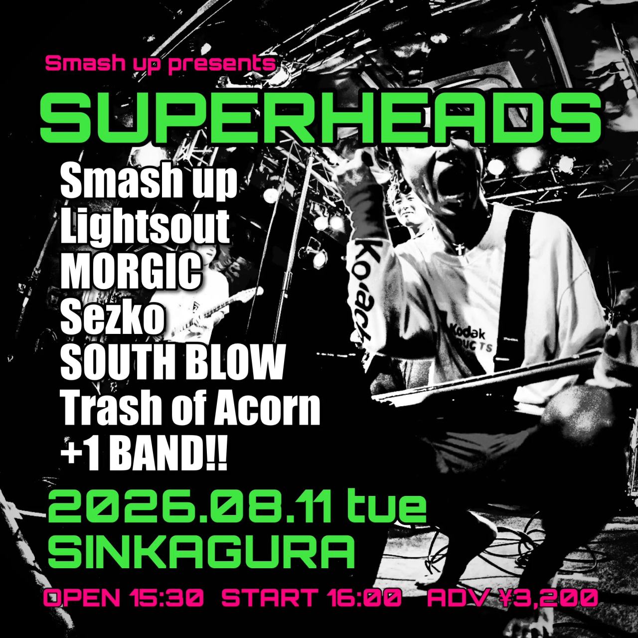 Smash up pre【SUPERHEADS】 写真 1