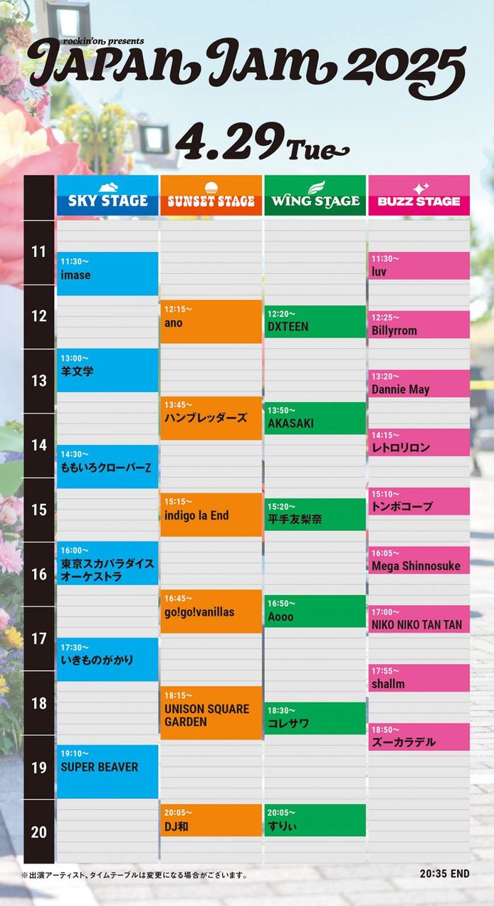 JAPAN JAM 2025 写真 1