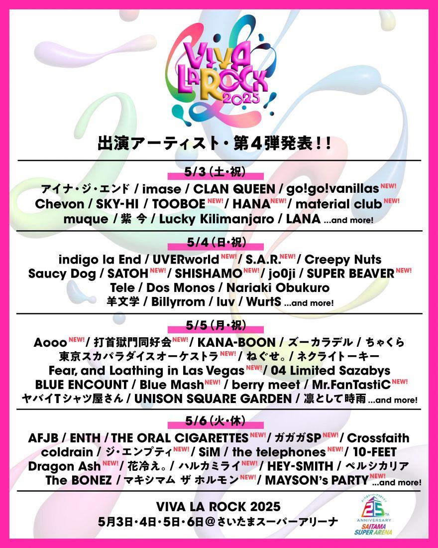 VIVA LA ROCK 2025 写真 1