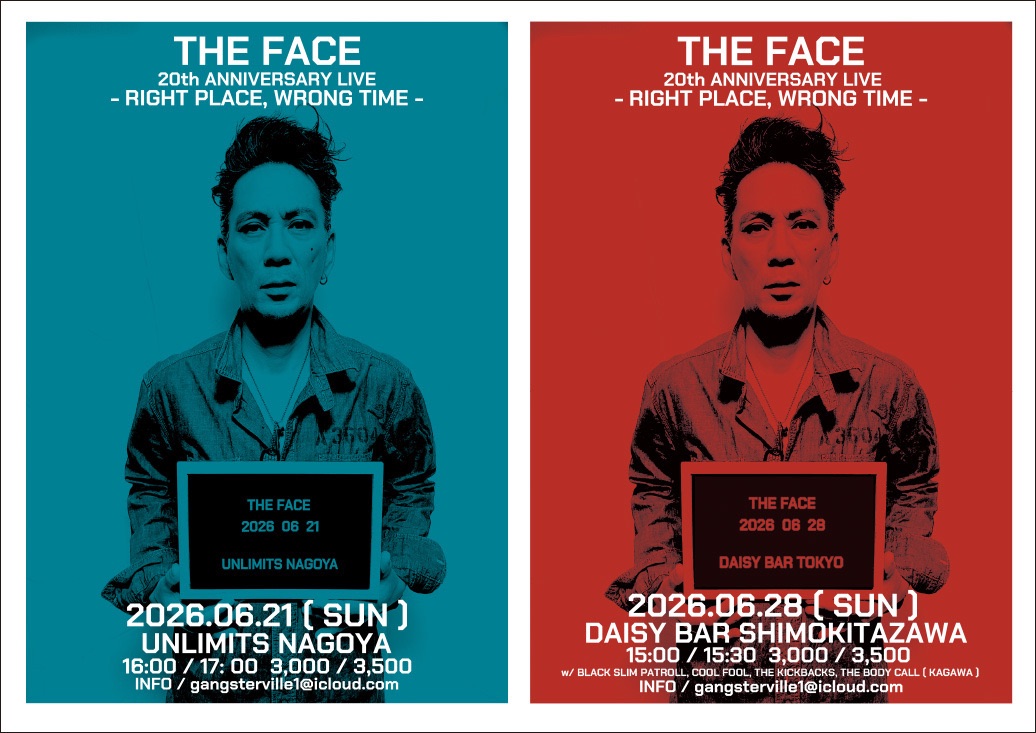 THE FACE 20th ANNIVERSARY RIGHT PLACE, WRONG TIME 写真 1