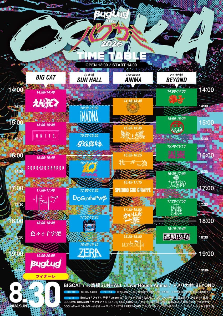 BugLug主催Fes. バグサミ2026 OSAKA 写真 1