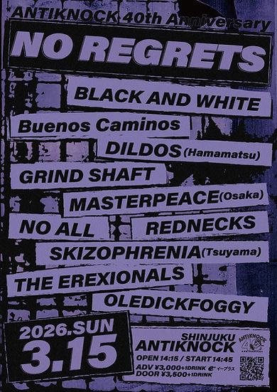 ANTIKNOCK 40th Anniversary 「NO REGRETS」 写真 1