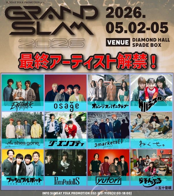 GRAND SLAM 2026 写真 1