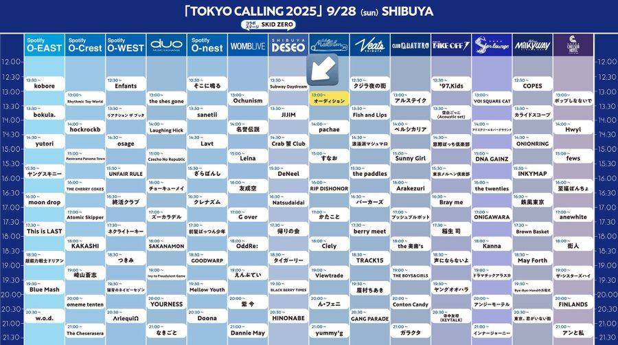 TOKYO CALLING 2025 写真 1