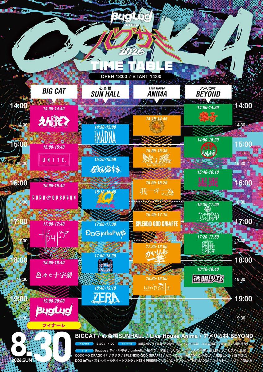 BugLug主催Fes. バグサミ2026 OSAKA 写真 1