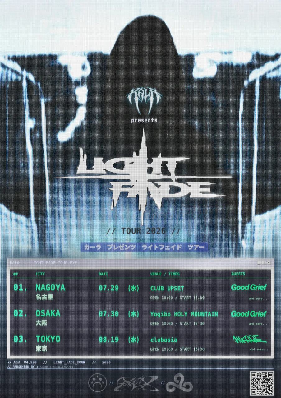 【Nagoya】KALA presents 「LIGHT FADE」TOUR 2026 写真 1