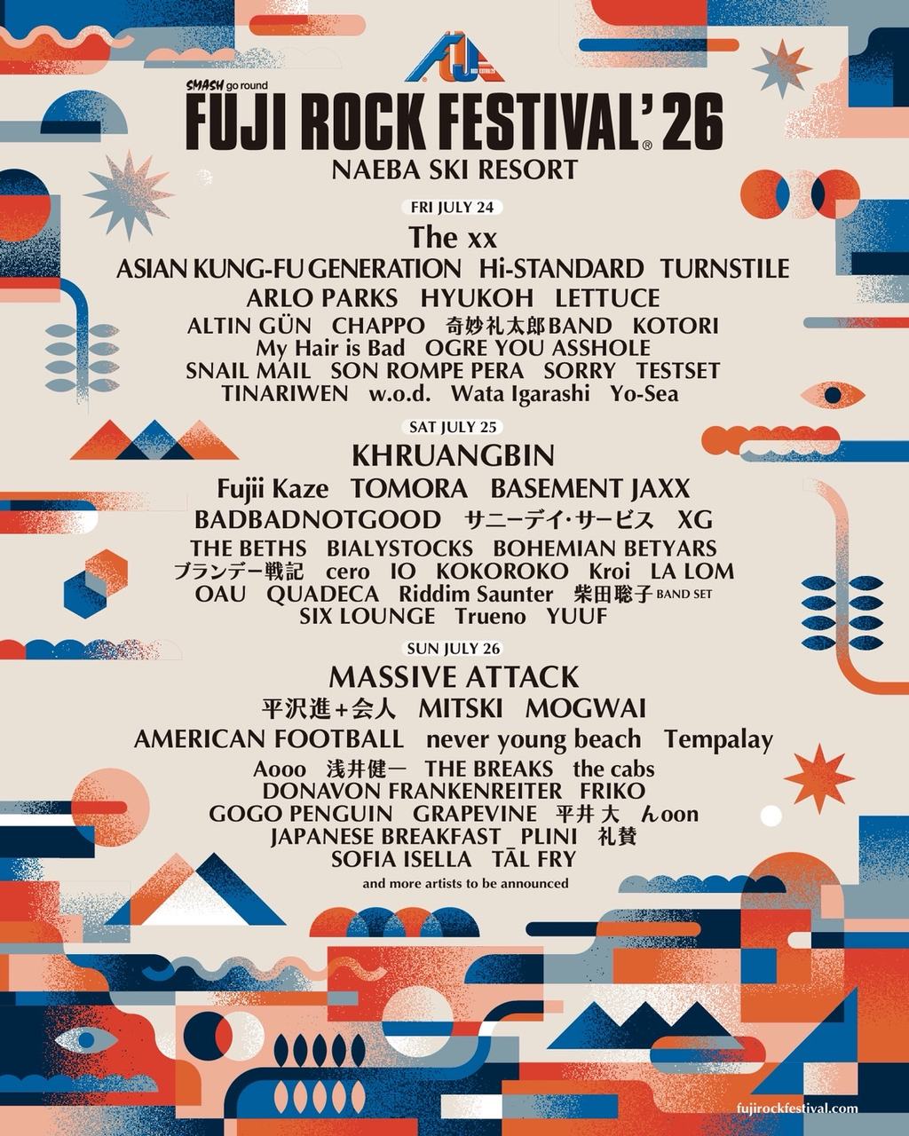 FUJI ROCK FESTIVAL’26 写真 1