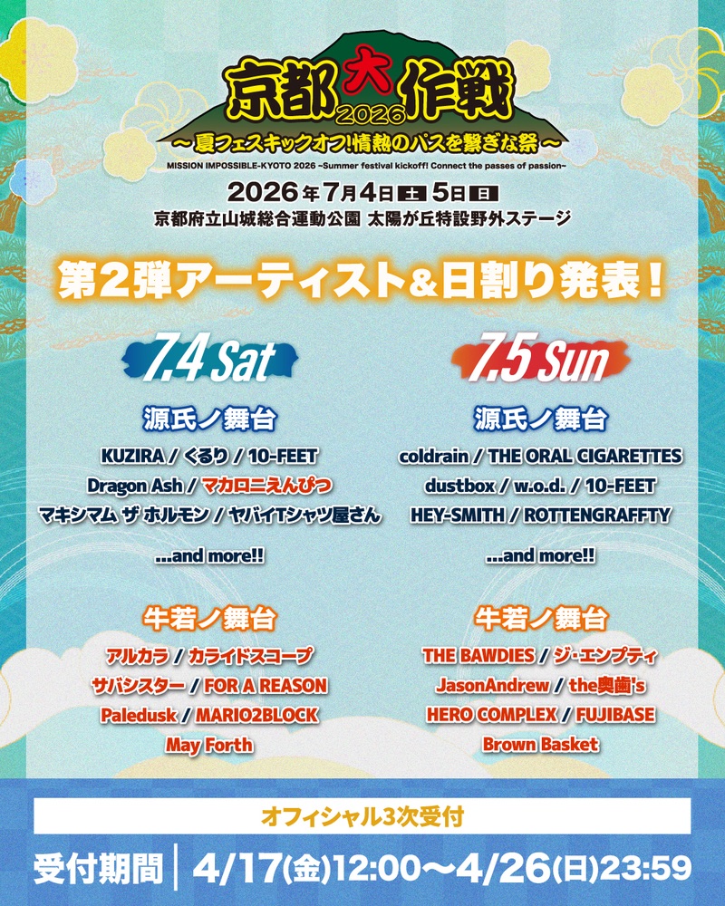 京都大作戦2026 〜夏フェスキックオフ！情熱のパスを繋ぎな祭〜 写真 1