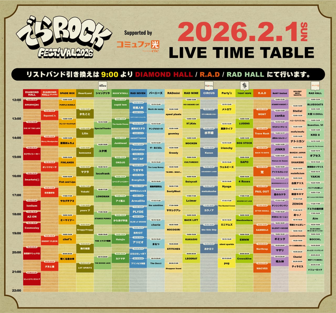 でらロックフェスティバル2026 写真 1