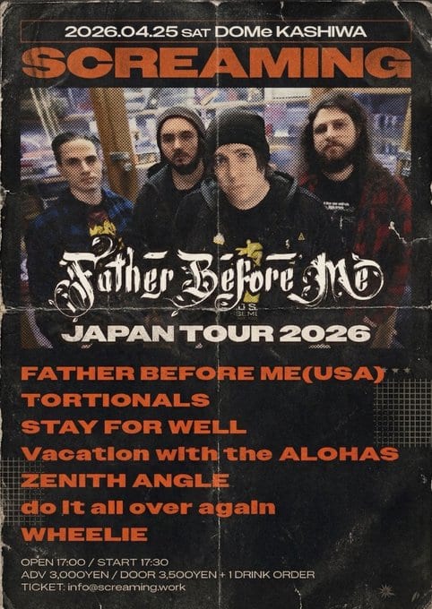 SCREAMING -FATHER BEFORE ME JAPAN TOUR 2026- 写真 2