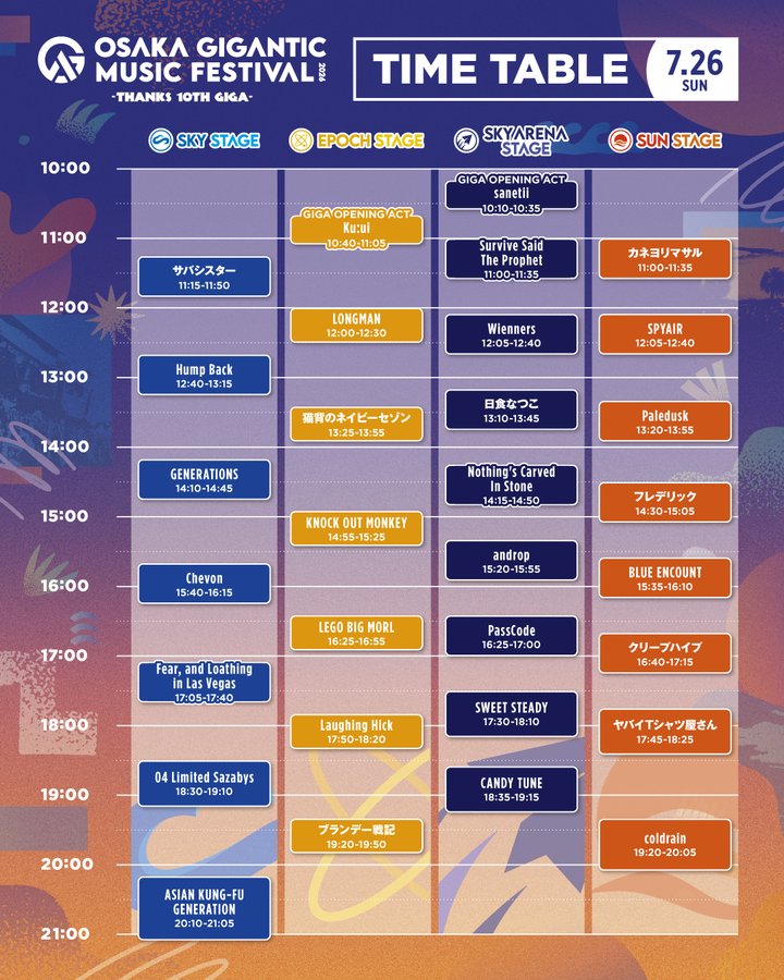 OSAKA GIGANTIC MUSIC FESTIVAL 写真 1
